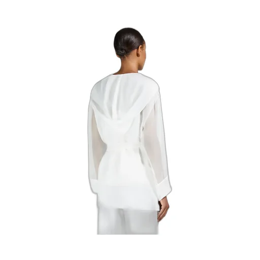 Hooded Chiffon Jacket