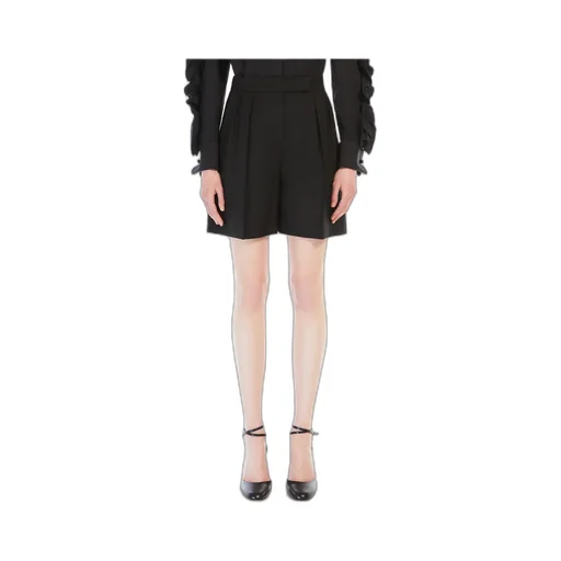 Jessica Pleat Detailed Shorts