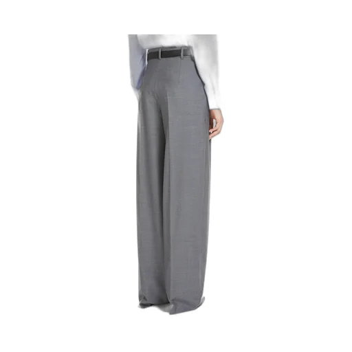 Belted Straight Leg Trousers