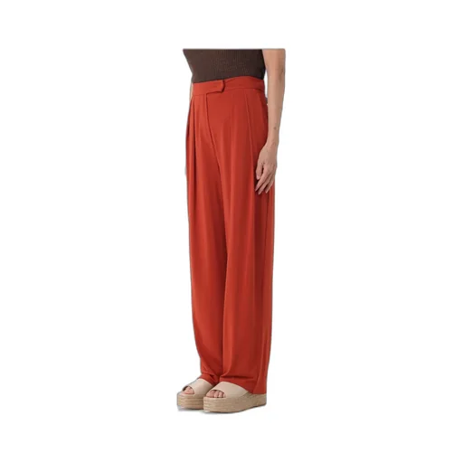 Plain Knit Crepe Trousers