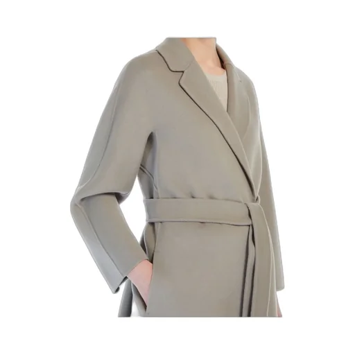 Belted Long-Sleeved Coat