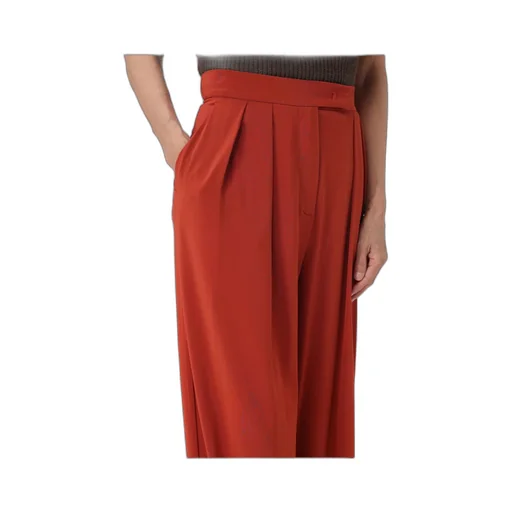 Plain Knit Crepe Trousers