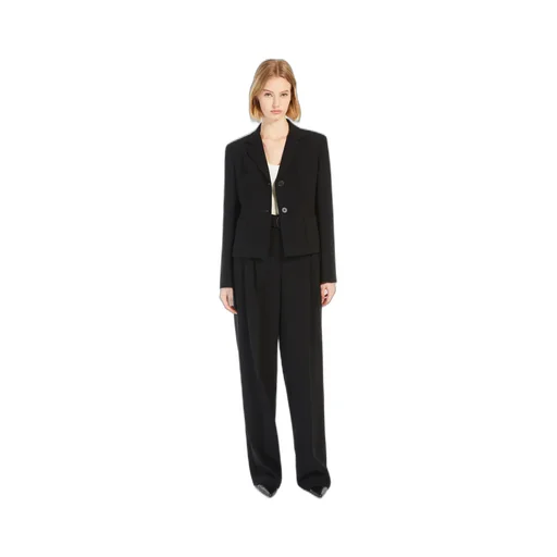 Single Breasted Cropped Jacket