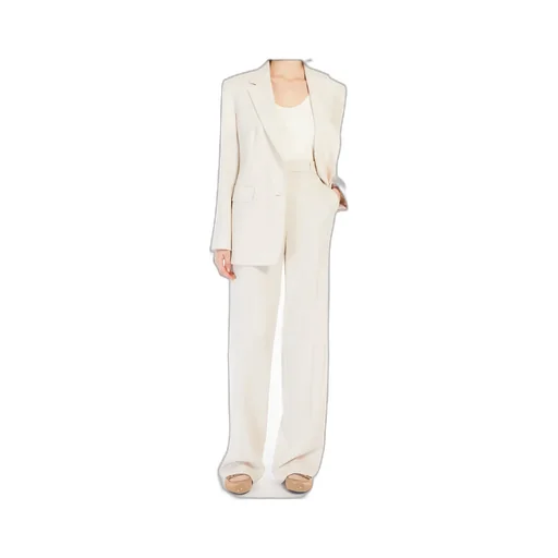 Pleat Detailed Straight Leg Pants