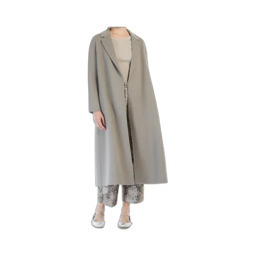 Belted Long-Sleeved Coat
