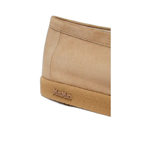Logo Plaque Slip-On Flat Shoes
