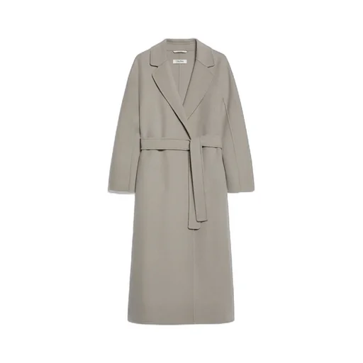 Belted Long-Sleeved Coat