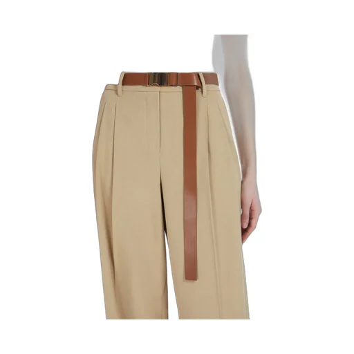 Belted Straight Leg Pants
