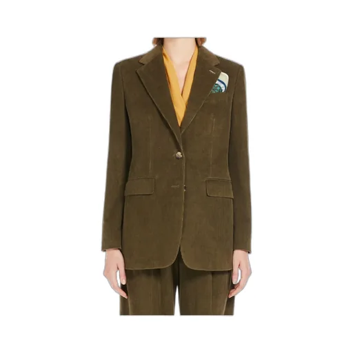 Single-Breasted Cashmere Blazer