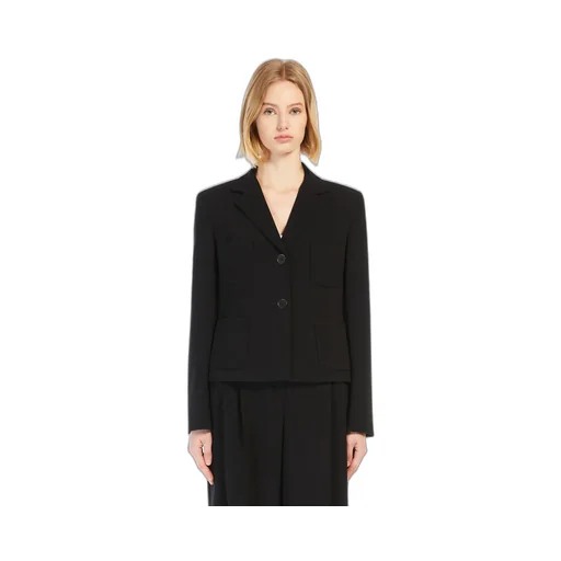 Single Breasted Cropped Jacket