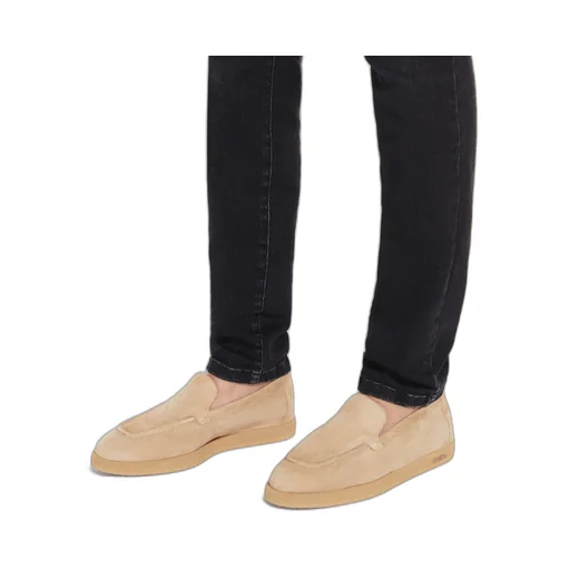 Logo Plaque Slip-On Flat Shoes