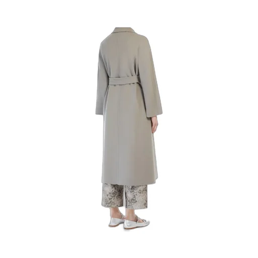 Belted Long-Sleeved Coat