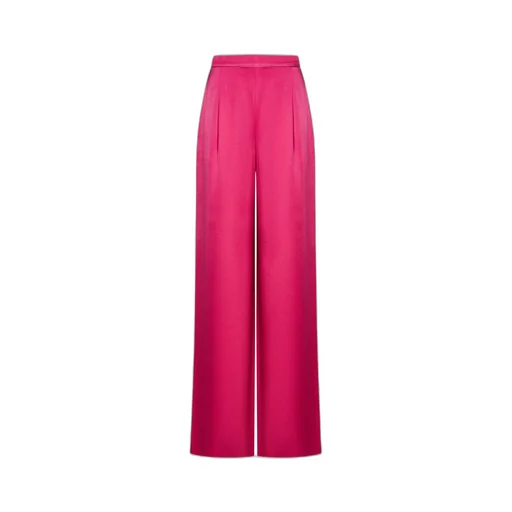 Wide Leg Satin Trousers