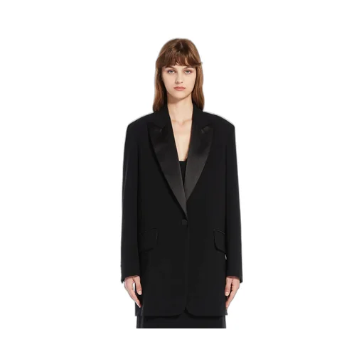 Single-Breasted Long-Sleeved Jacket
