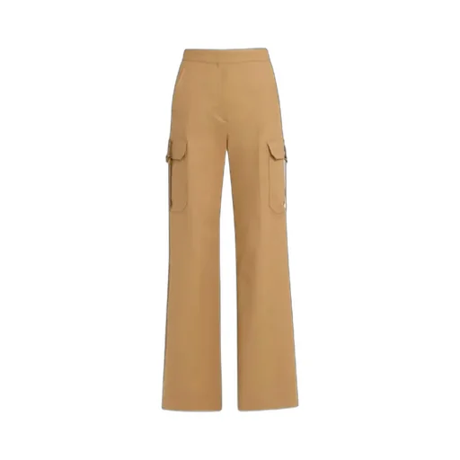 Buckle Detailed Straight Leg Pants