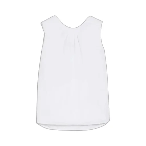 Sleeveless Poplin Top