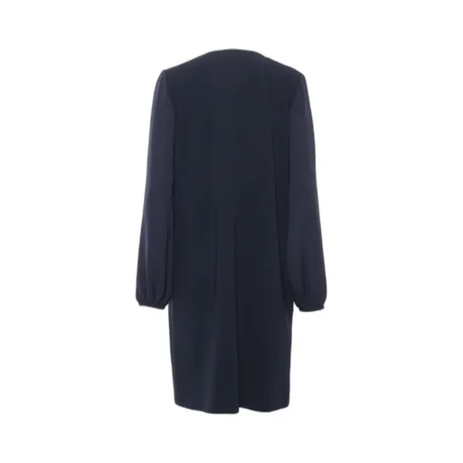 Studio Zip Detailed Long-Sleeved Dress