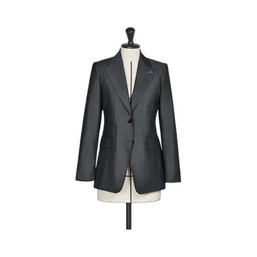 Single-Breasted Long-Sleeved Blazer