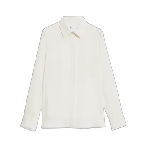 Point-Neck Long-Sleeved Shirt