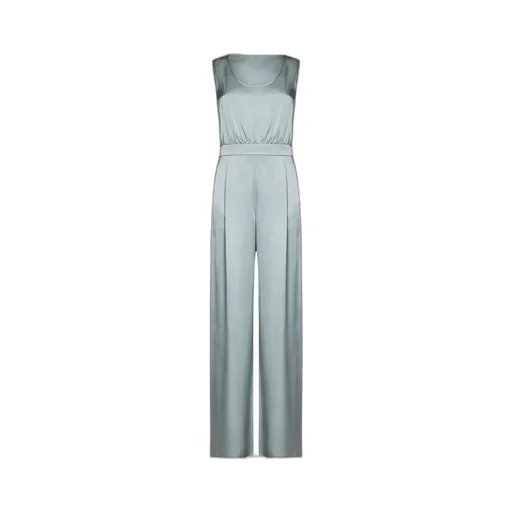 Crewneck Sleeveless Jumpsuit