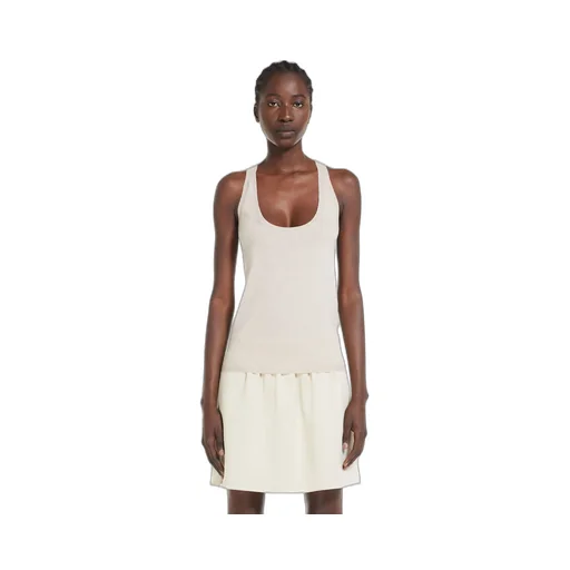 Straight Hem Sleeveless Top