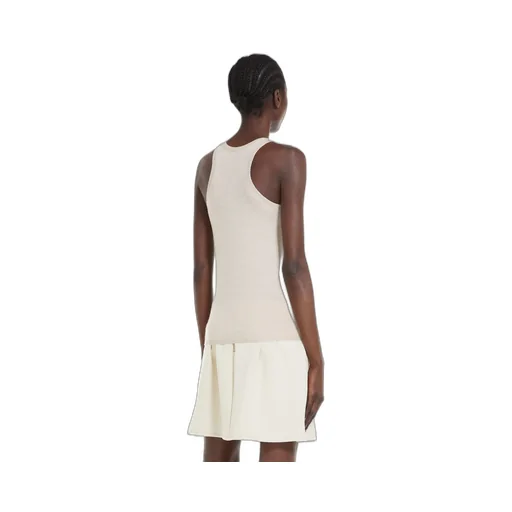 Straight Hem Sleeveless Top