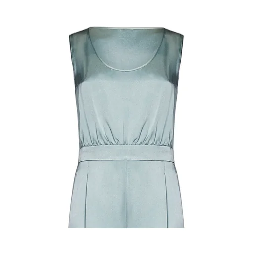 Crewneck Sleeveless Jumpsuit