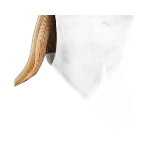 Point-Neck Long-Sleeved Shirt