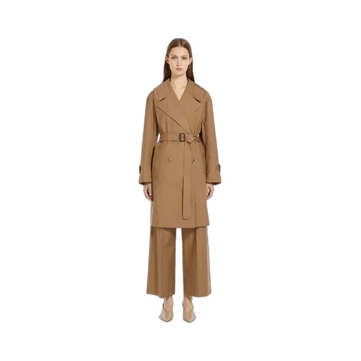 The Cube Double-Breasted Trench Coat