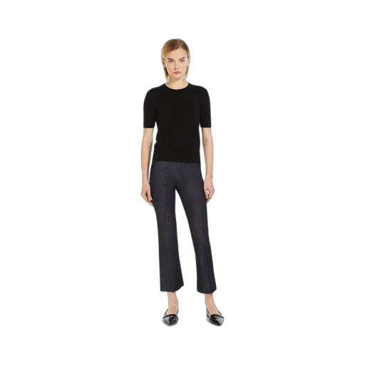 Straight Leg Cropped Jeans