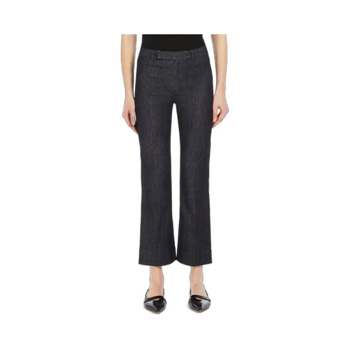 Straight Leg Cropped Jeans
