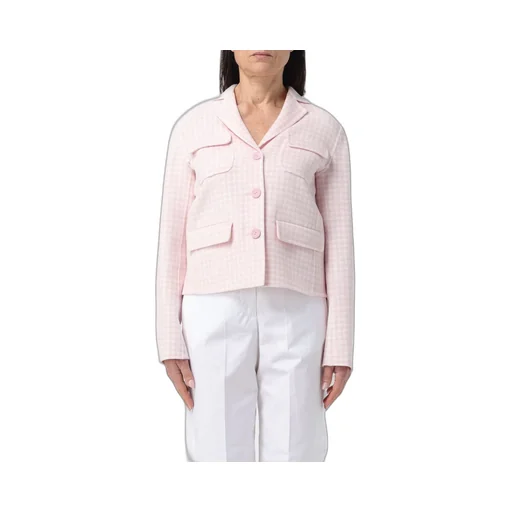 Lapel Plaid Casual Jacket