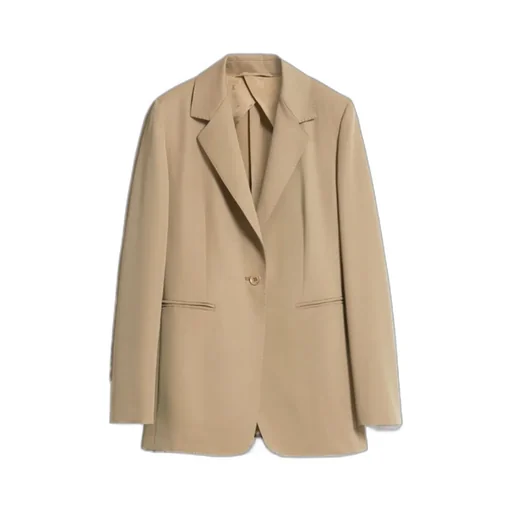 Wool Single-Breasted Blazer