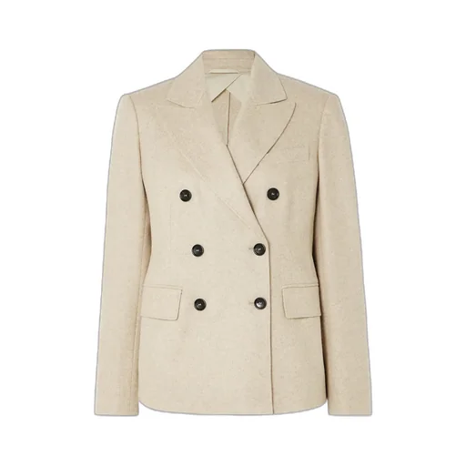 Double-Breasted Buttoned Jacket