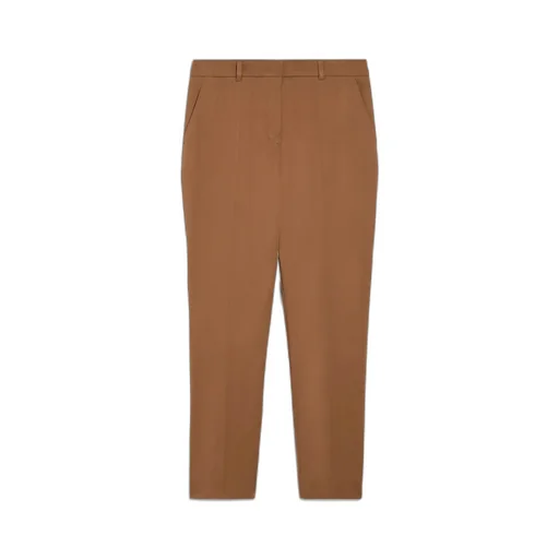High-Waisted Cigarette Tube Casual Pants