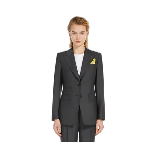 Single-Breasted Long-Sleeved Blazer