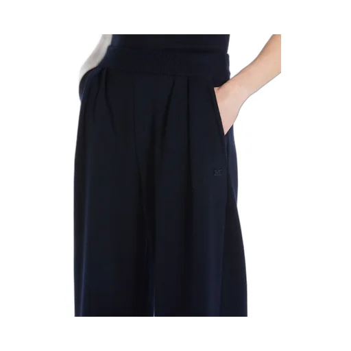 Wide Leg Knitted Trousers