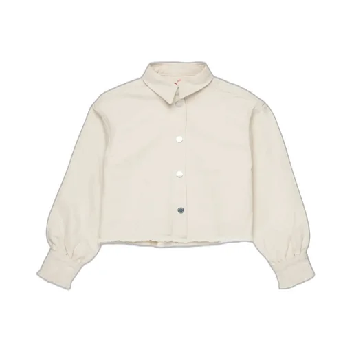 Logo Patch Frayed Edge Shirt