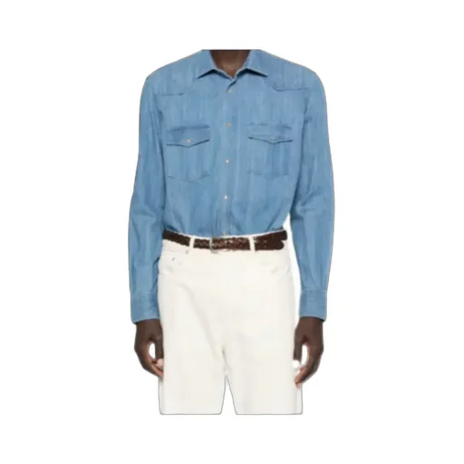 Button-Down Long-Sleeved Shirt