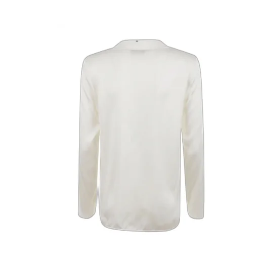 Round Collar Long-Sleeved T-Shirt