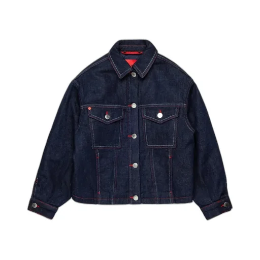 Logo-Patch Denim Jacket