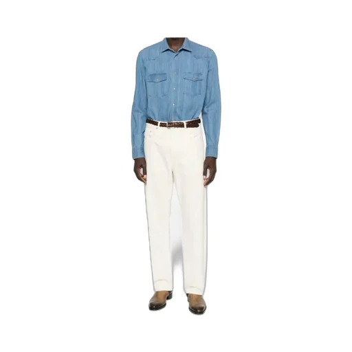 Button-Down Long-Sleeved Shirt