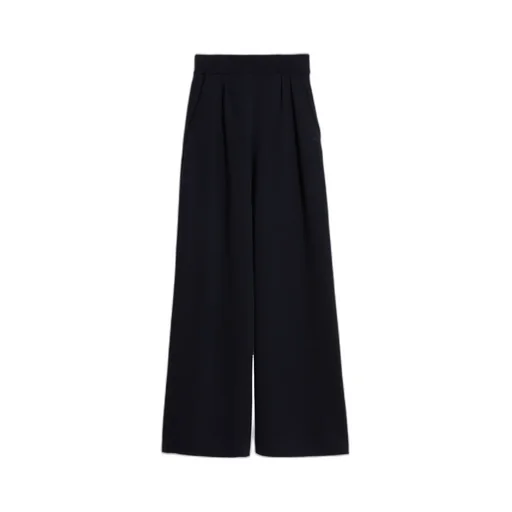 Wide Leg Knitted Trousers