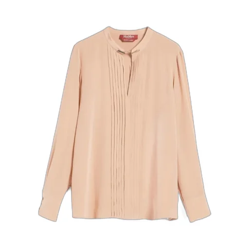 Ribbed Crepe Chine Blouse