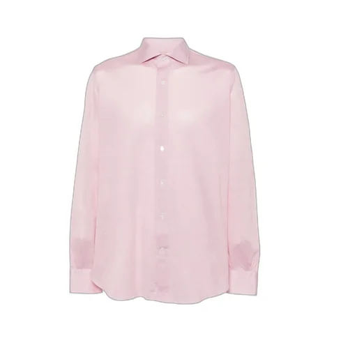 Spread-Collar Cotton Shirt