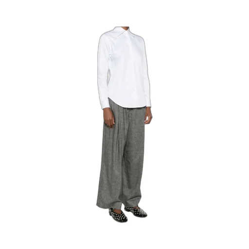 Gea Button-Down Long-Sleeve Shirt