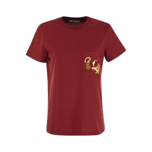 Logo Embellished Crewneck T-Shirt
