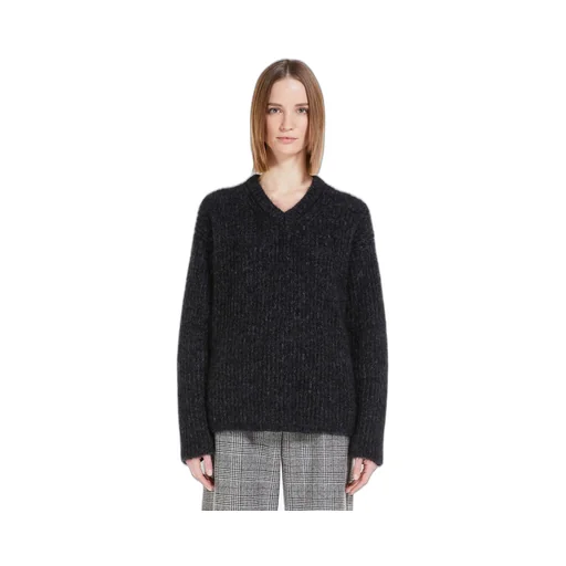 Rib Knitted Wool Sweater