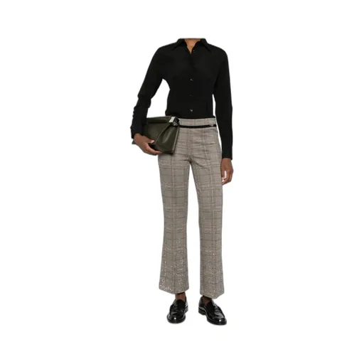 Gea Point-Collar Long-Sleeve Shirt