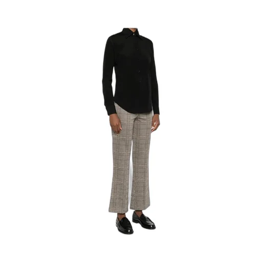 Gea Point-Collar Long-Sleeve Shirt